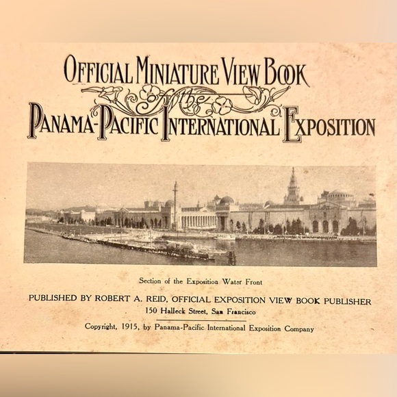 1919 Official Miniature View Panama Pacific International Exposition PPIE Book - Picture 6 of 7